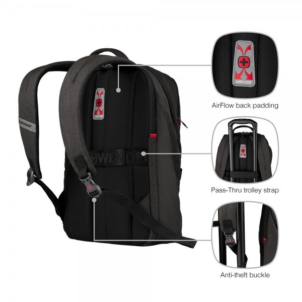 Wenger MX Light 16" Datorryggsäck Grå