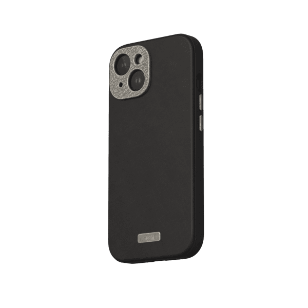Moshi iPhone 15 Skal Napa MagSafe Midnight Black