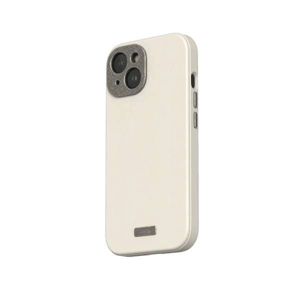 Moshi iPhone 15 Skal Napa MagSafe Eggnog White