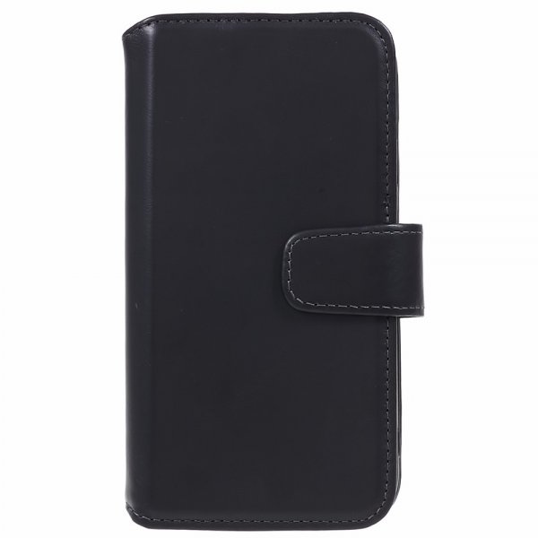 Nordic Covers iPhone 12 Mini Fodral Essential Leather Raven Black