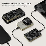Burga Powerbank MagSafe 5000 mAh Night Black Camo Gold