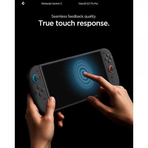 Spigen Nintendo Switch 2 Skärmskydd GLAS.tR EZ Fit Pro 2-pack
