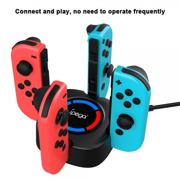 Ipega Nintendo Switch Joy-Con 4-i-1 Laddningsdocka