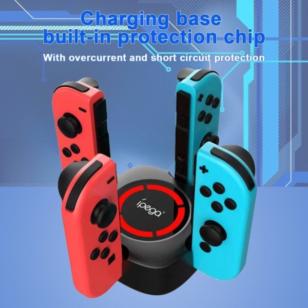Ipega Nintendo Switch Joy-Con 4-i-1 Laddningsdocka