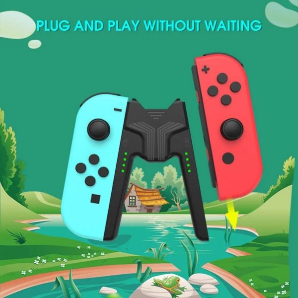 Aolion Nintendo Switch Joy-Con Laddningsgrepp