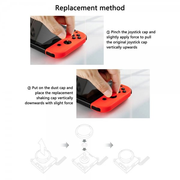 GuliKit Nintendo Switch JoyCon Replacement Cap
