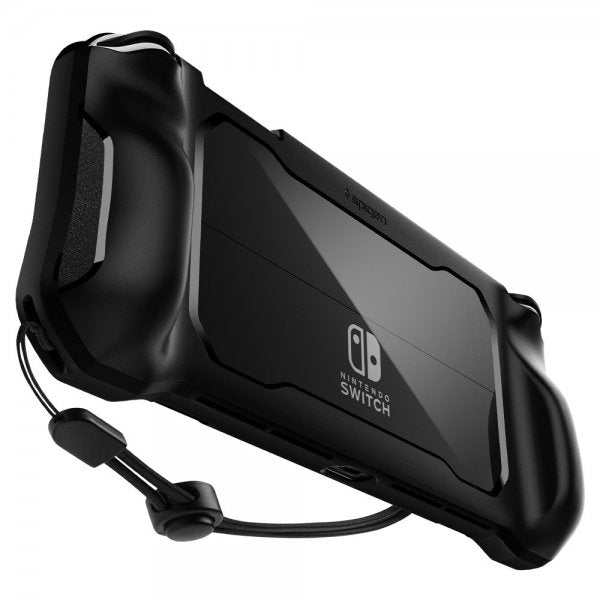 Spigen Nintendo Switch OLED Skal Rugged Armor Matte Black