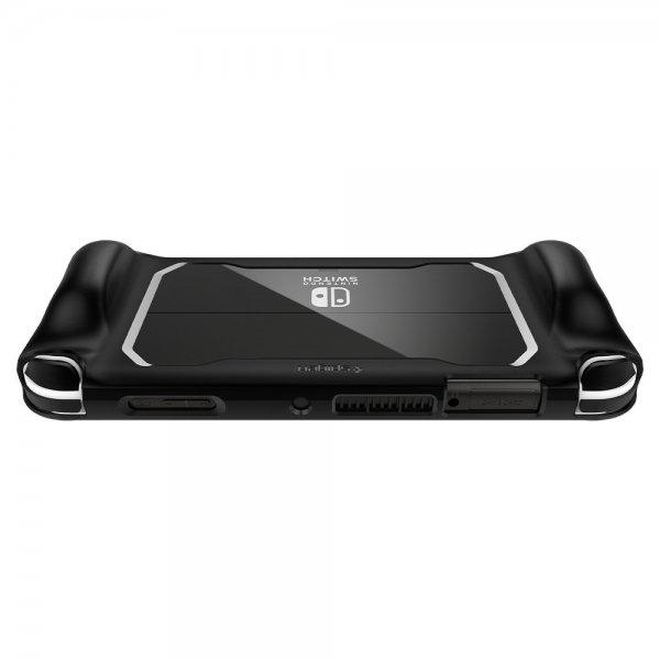Spigen Nintendo Switch OLED Skal Rugged Armor Matte Black