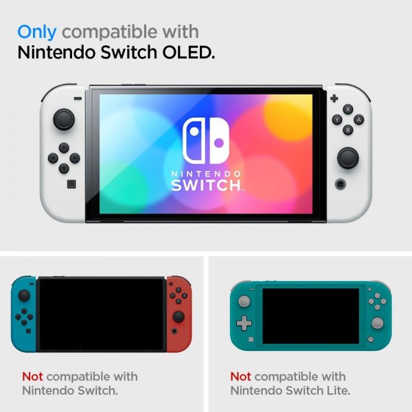 Spigen Nintendo Switch OLED Skal Thin Fit Svart