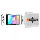 Spigen Nintendo Switch OLED Skärmskydd GLAS.tR EZ Fit 2-pack