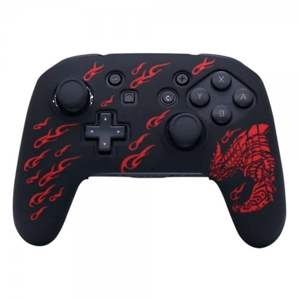 Nintendo Switch Pro Kontroll Skal Silikon Röd
