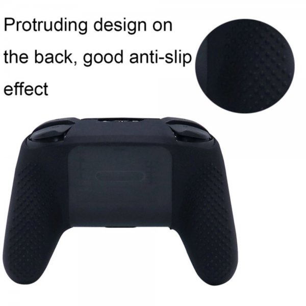 Nintendo Switch Pro Kontroll Skal Silikon Röd