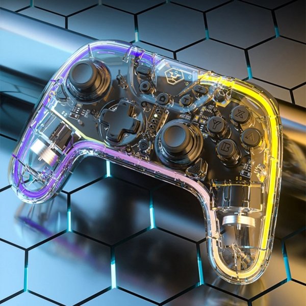 Aolion Nintendo Switch Spelkontroll Transparent RGB