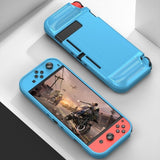 Nintendo Switch Skal Borstad Kolfibertextur Blå
