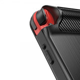 Nintendo Switch Skal Borstad Kolfibertextur Svart