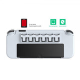 Dobe Nintendo Switch Skal med Stativ 6 Spelfack Vit