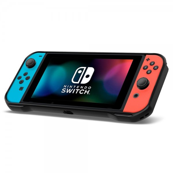 Spigen Nintendo Switch Skal Rugged Armor Matte Black