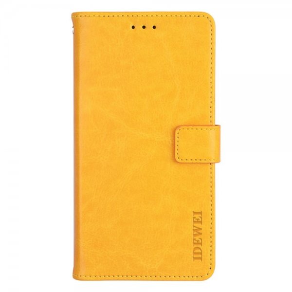 Nokia G11/G21 Fodral Lädertextur Gul