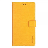 Nokia G11/G21 Fodral Lädertextur Gul