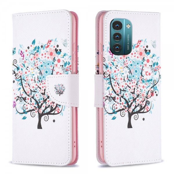 Nokia G11/G21 Fodral Motiv Blomträd