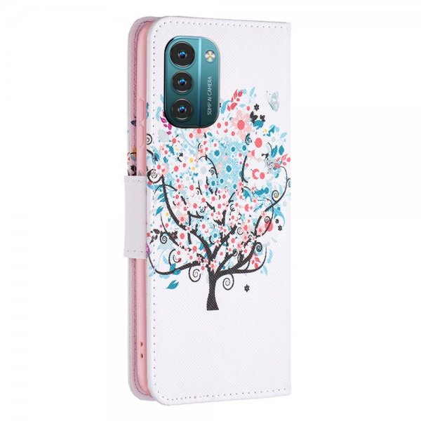 Nokia G11/G21 Fodral Motiv Blomträd