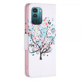 Nokia G11/G21 Fodral Motiv Blomträd