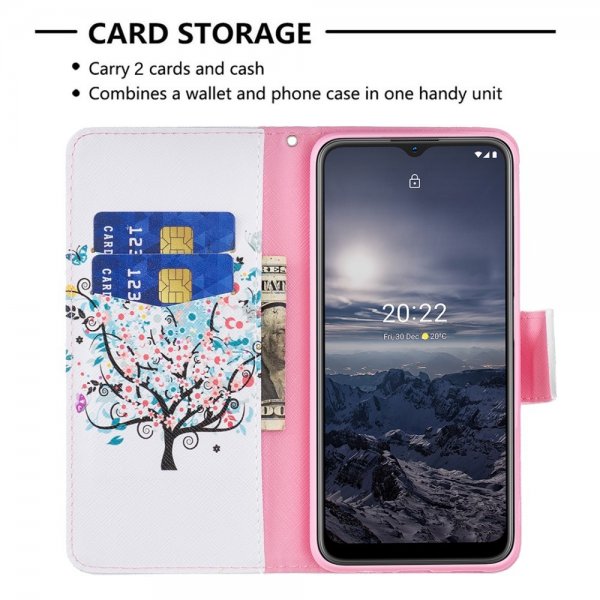 Nokia G11/G21 Fodral Motiv Blomträd