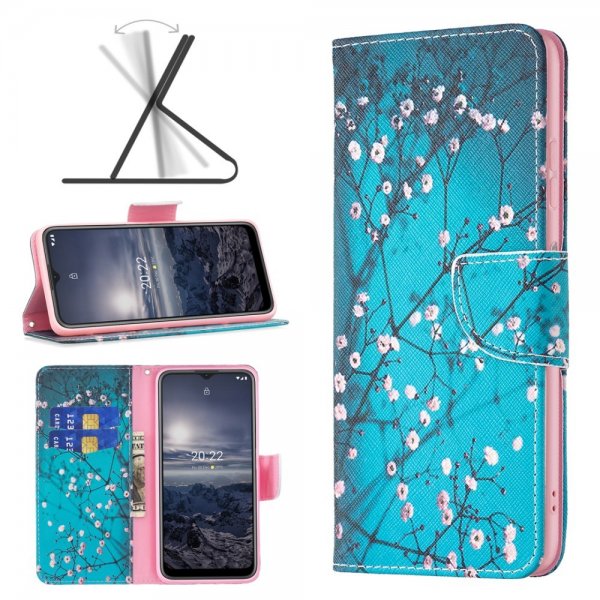 Nokia G11/G21 Fodral Motiv Plommonblomster
