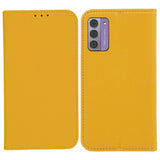 Nokia G42 Fodral med Kortfack Flip Gul
