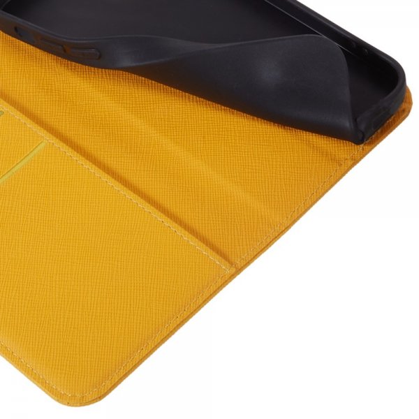 Nokia G42 Fodral med Kortfack Flip Gul