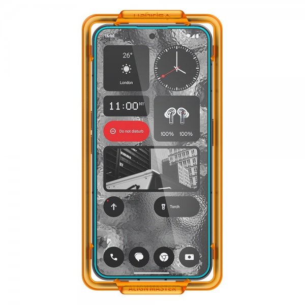 Spigen Nothing Phone (2) Skärmskydd GLAS.tR ALIGNmaster 2-pack