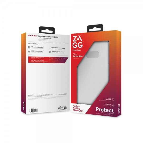 ZAGG Nothing Phone (2a) Skal Clear Case Transparent