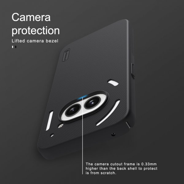Nillkin Nothing Phone (2a) Skal Super Frosted Shield Svart