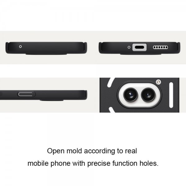 Nillkin Nothing Phone (2a) Skal Super Frosted Shield Svart