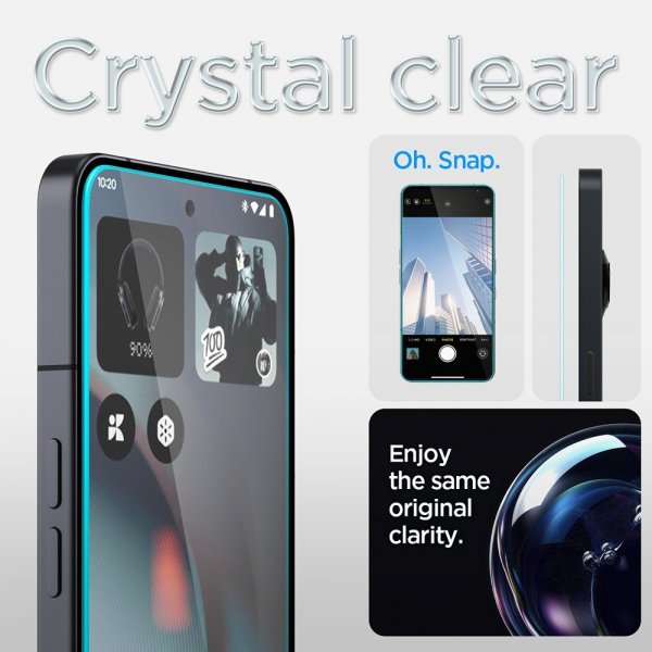 Spigen Nothing Phone 3 Skärmskydd GLAS.tR EZ Fit 2-pack