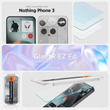 Spigen Nothing Phone 3 Skärmskydd GLAS.tR EZ Fit 2-pack