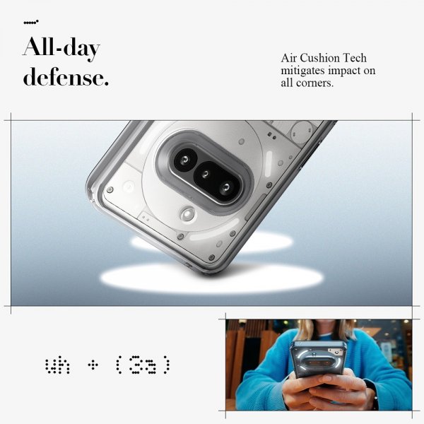 Spigen Nothing Phone (3a) Skal Ultra Hybrid Space Crystal