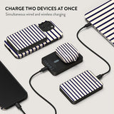 Burga Powerbank MagSafe 5000 mAh Old Money Metallgrå