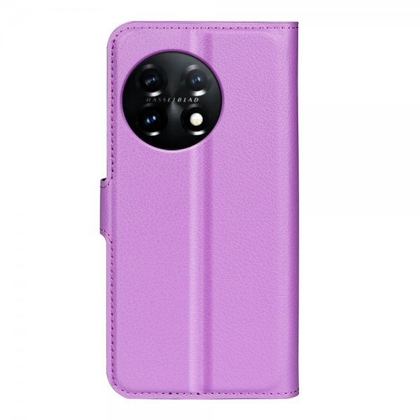 OnePlus 11 Fodral Litchi Lila