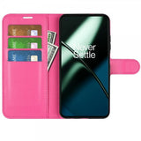 OnePlus 11 Fodral Litchi Magenta