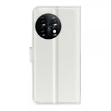 OnePlus 11 Fodral Litchi Vit