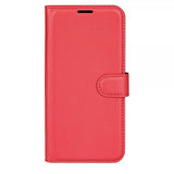 OnePlus 12 Fodral Litchi Röd