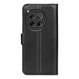 OnePlus 12 Fodral Litchi Svart
