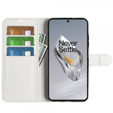 OnePlus 12 Fodral Litchi Vit