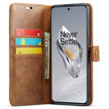 Dg.Ming OnePlus 12 Fodral med Löstagbart Skal Brun