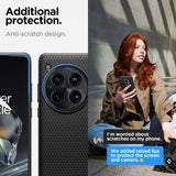 Spigen OnePlus 12 Skal Liquid Air Matte Black