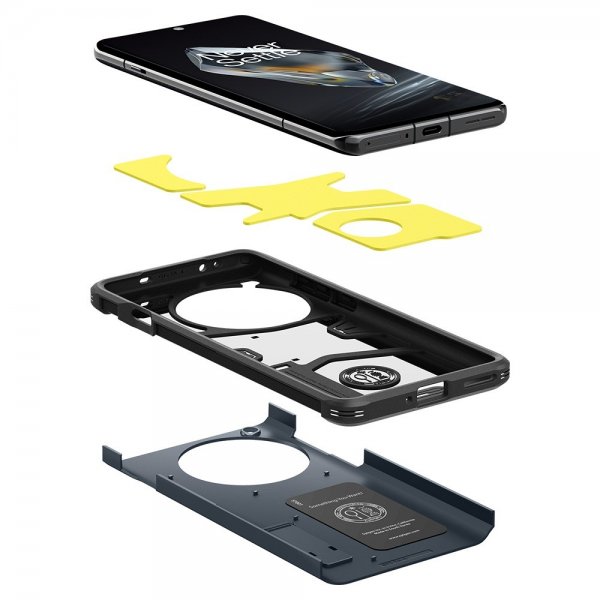 Spigen OnePlus 12 Skal Tough Armor Metal Slate