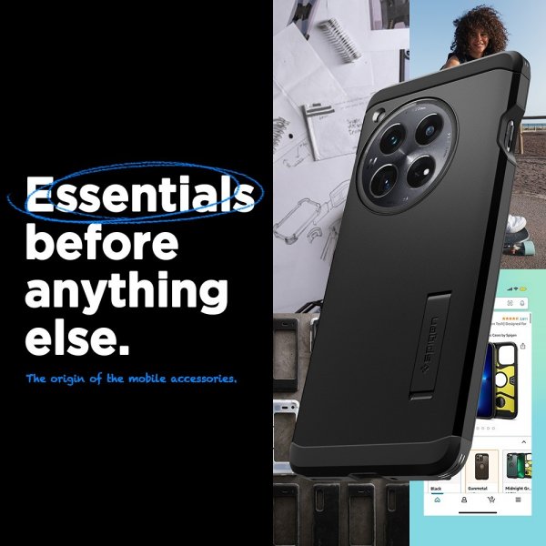 Spigen OnePlus 12 Skal Tough Armor Svart