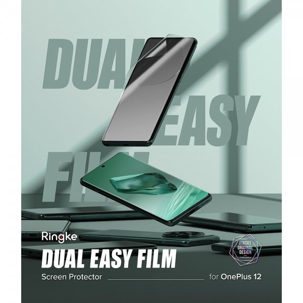 Ringke OnePlus 12 Skärmskydd Dual Easy Film 2-pack