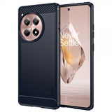 Mofi OnePlus 12R Skal Borstad Kolfibertextur Blå